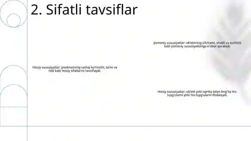 O'Lchangan Miqdorning Sifat Va Miqdoriy Tavsiflari 3