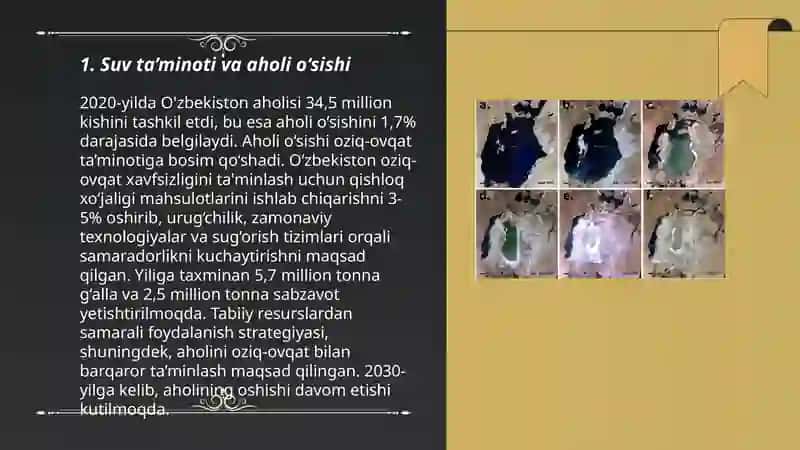 Suv resurslaring kamayishi va ifloslanishi 3