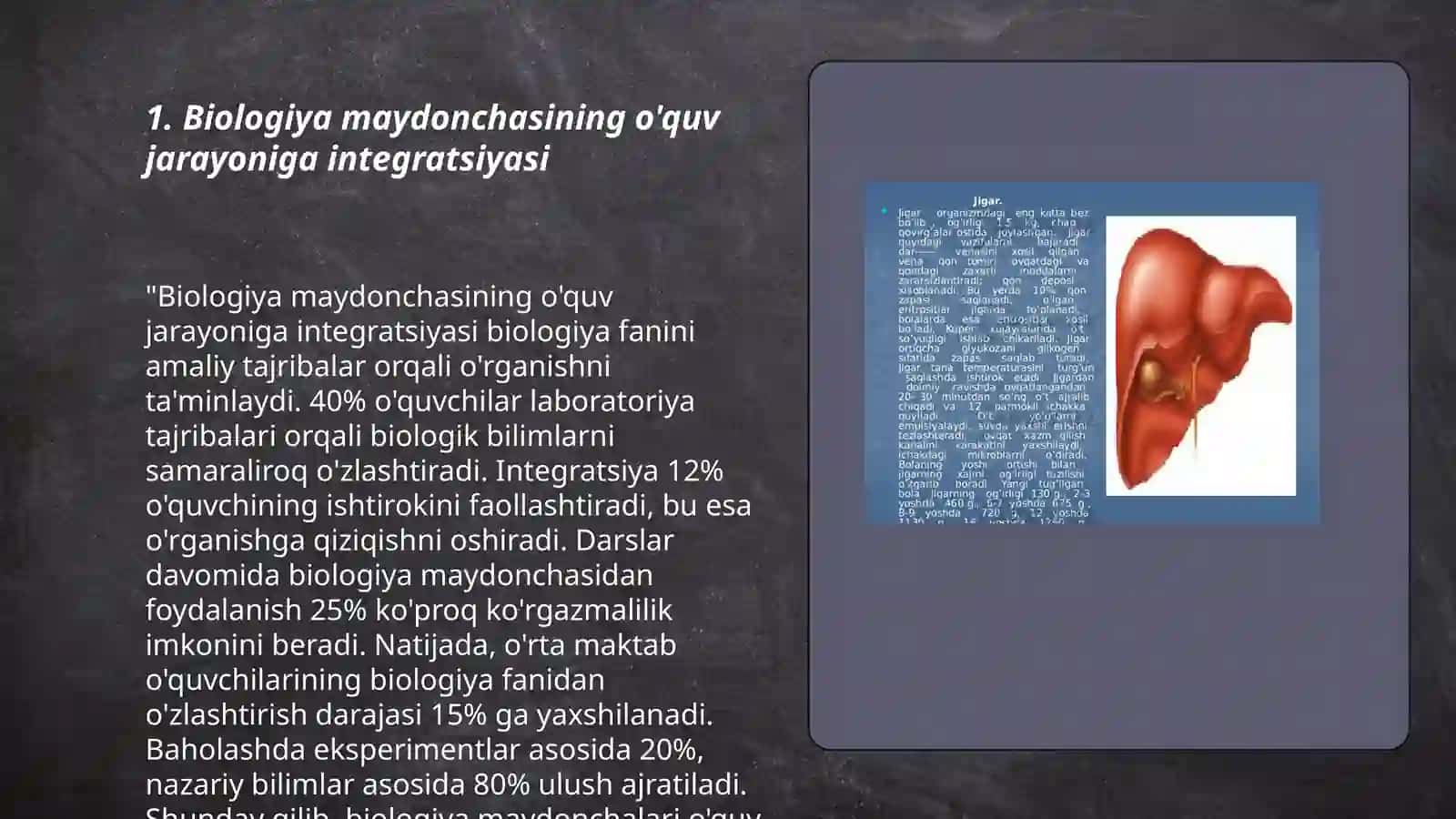 Biologiya fanini o‘qitishda “biologiya maydonchasi”dan foydalanishning o‘ziga xos xususiyatlari 3