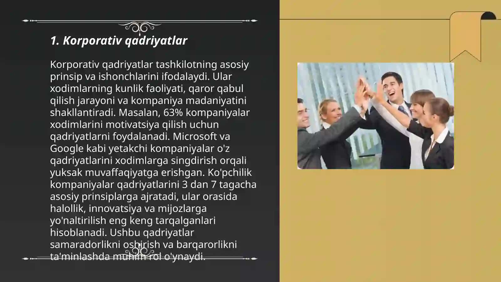 Korporativ madaniyat tipologiyasi 3
