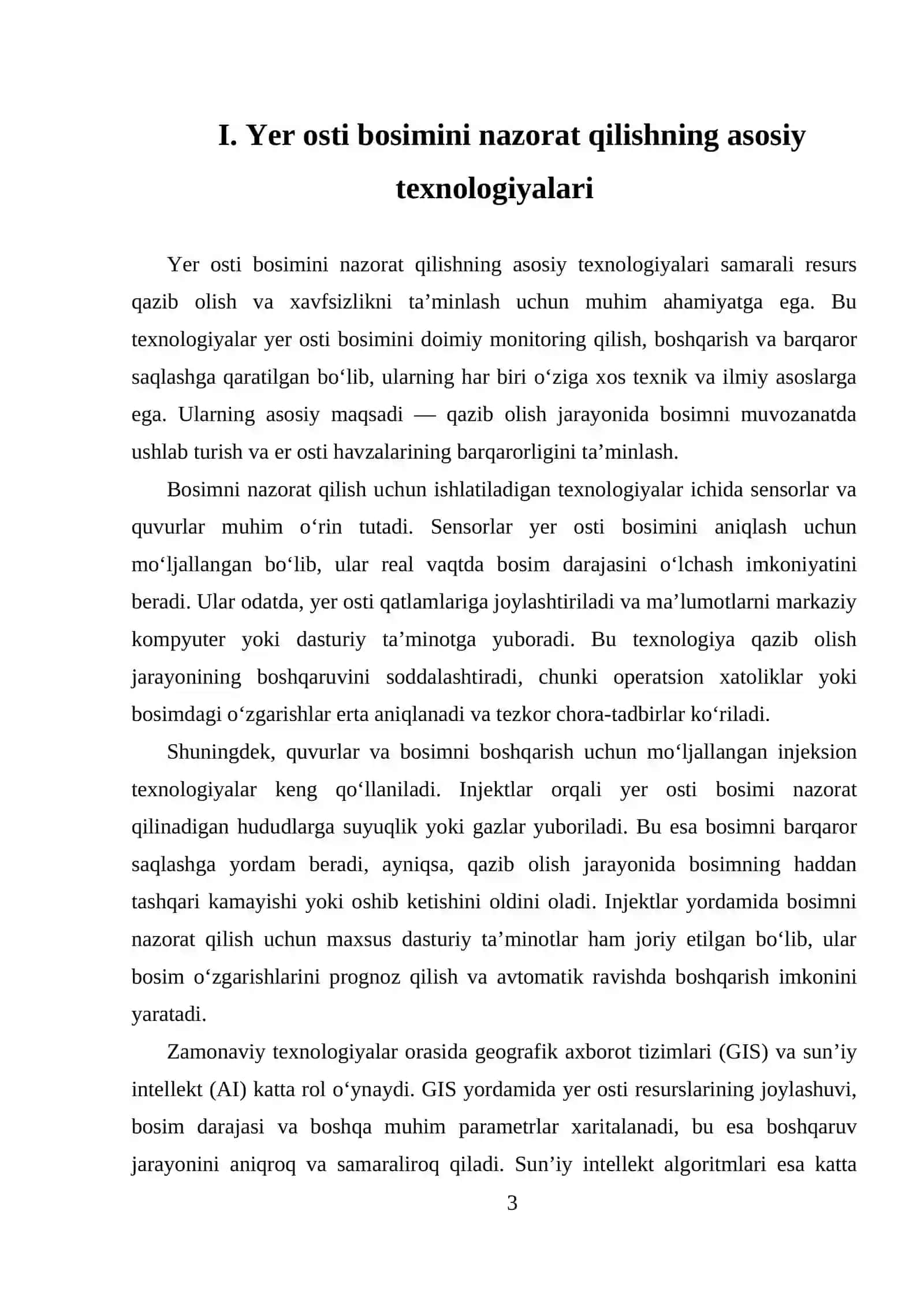 YER OSTI BOSIMINI BOSHQARISH 3
