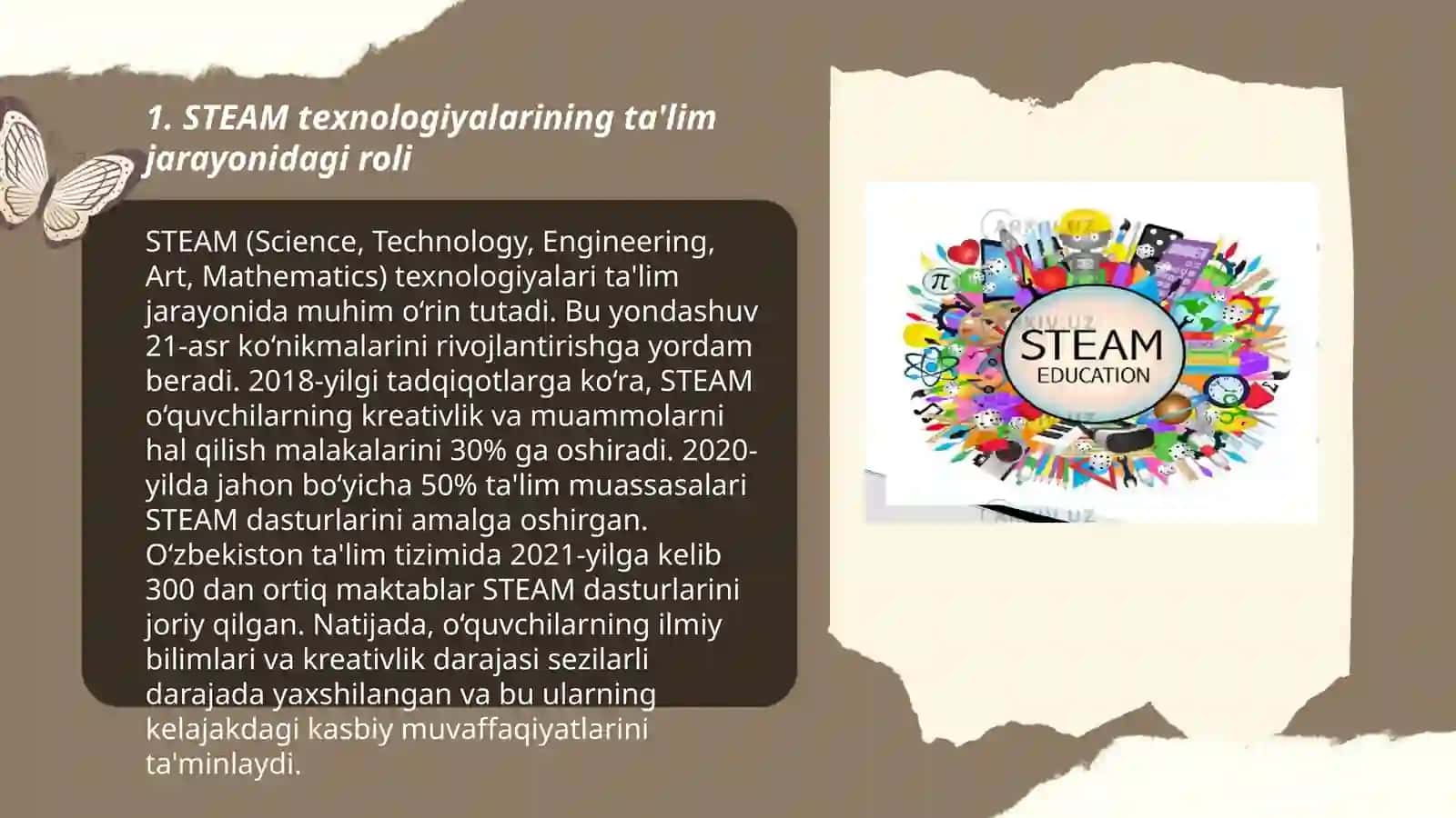 Xorijiy davlatlar ta‘lim-tarbiya jarayonida STEAM texnologiyasidan foydalanish va tahlili 3