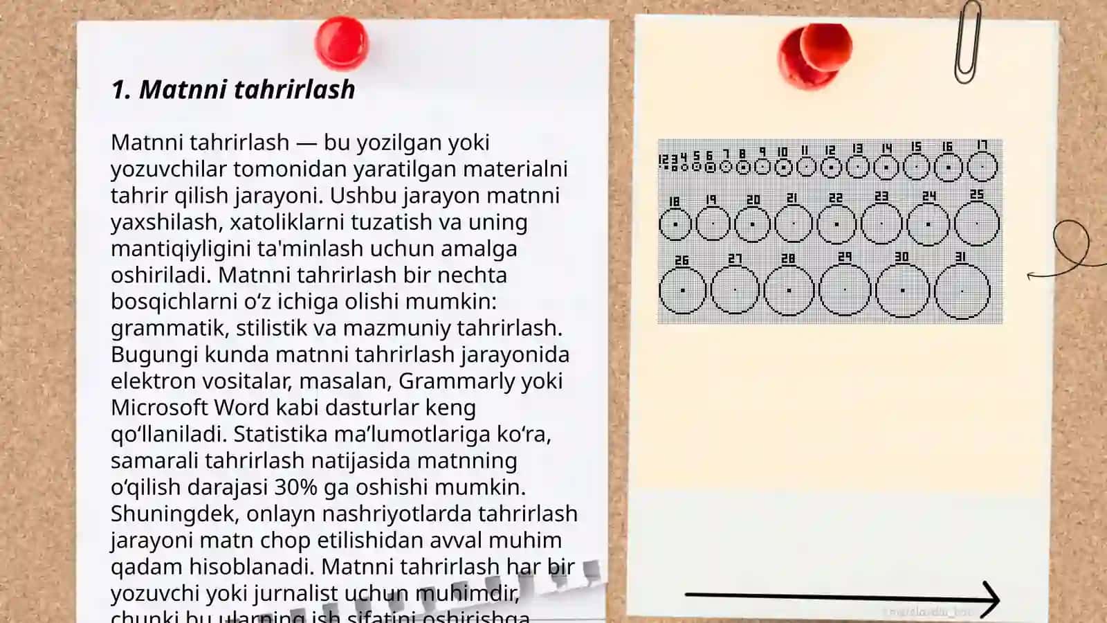Matnli malumotlarni qayta ishlash dasturining (word) imkoniyatlari 3