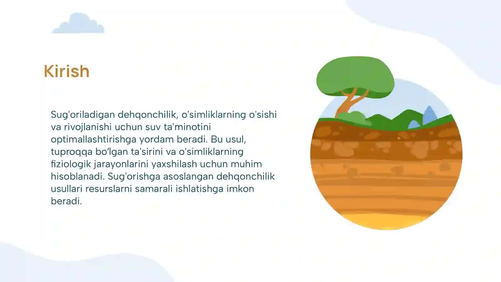 Sugʻoriladigan dehqonchilikning fiziologik xossalari 3
