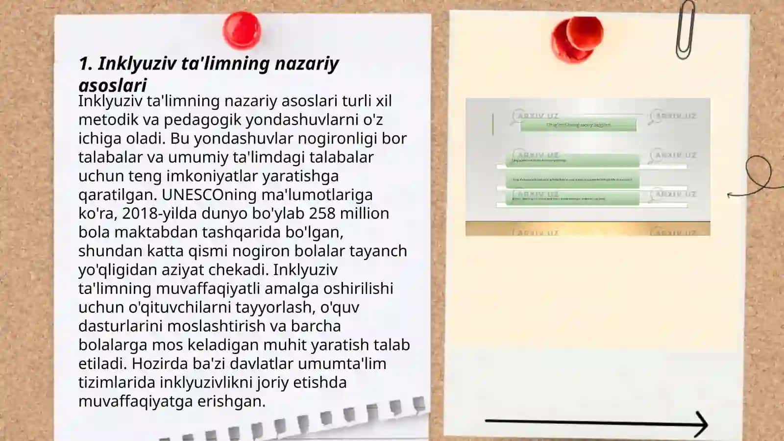 Turli yo'nalishdagi ilmiy tadqiqotlarda inklyuziv ta'lim muommolarini o'rganish 3