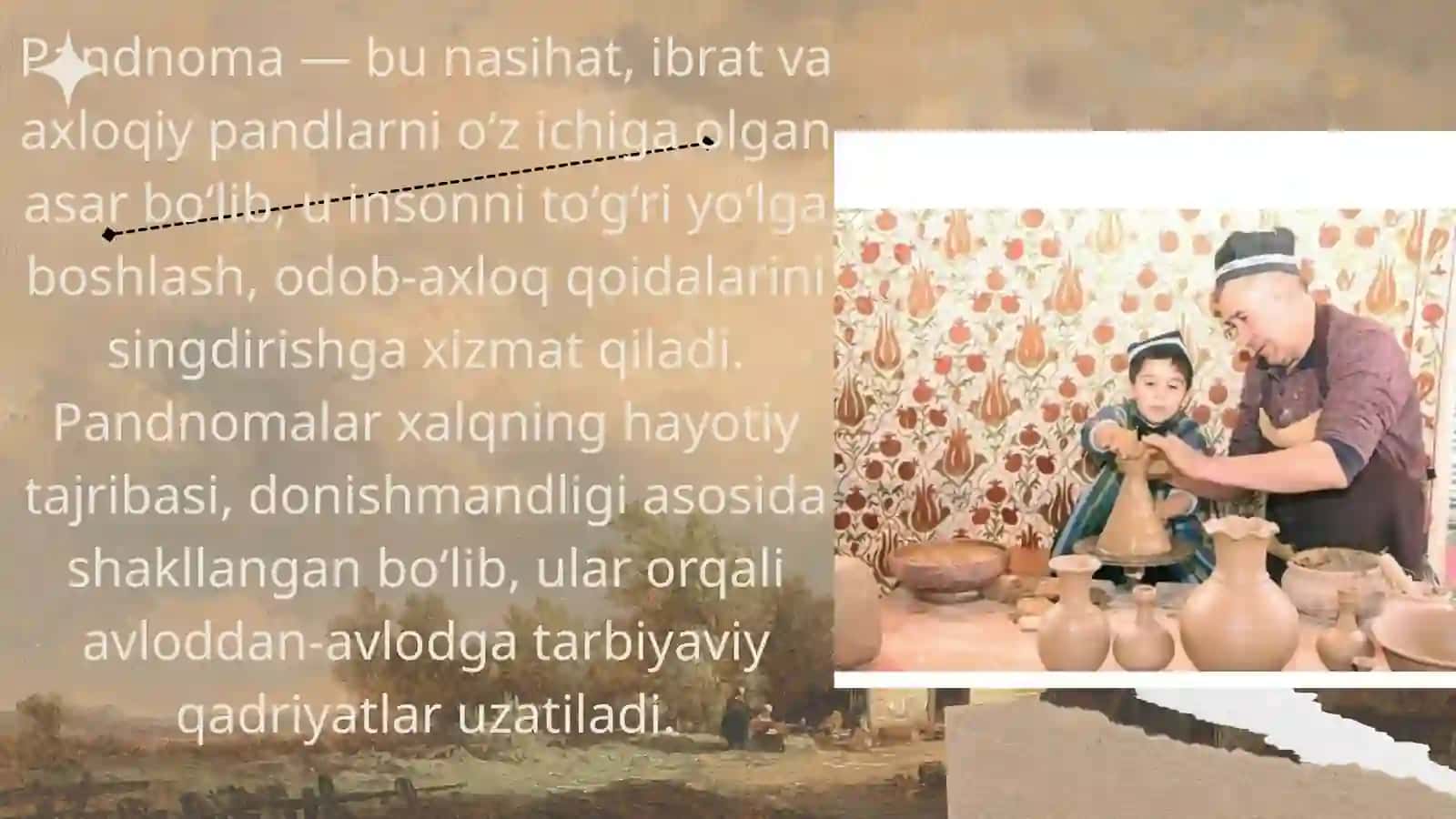 TURLIY XALQLAR PANDNOMASIDA XALQCHIL RASM - RUSIMLAR, XULQ ODOBGA OID UDUMLAR 3