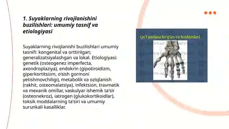 Suyaklarning rivojlanishini buzilishlari 3