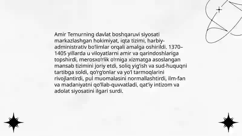 Amir Temur buyuk davlat arbobi 3