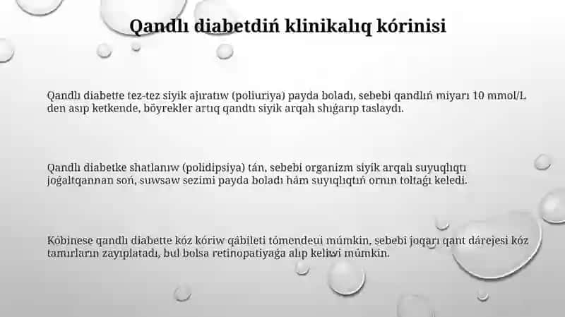Qantli diabet simptomatologiyasi,diagnostik kriteryalar 3
