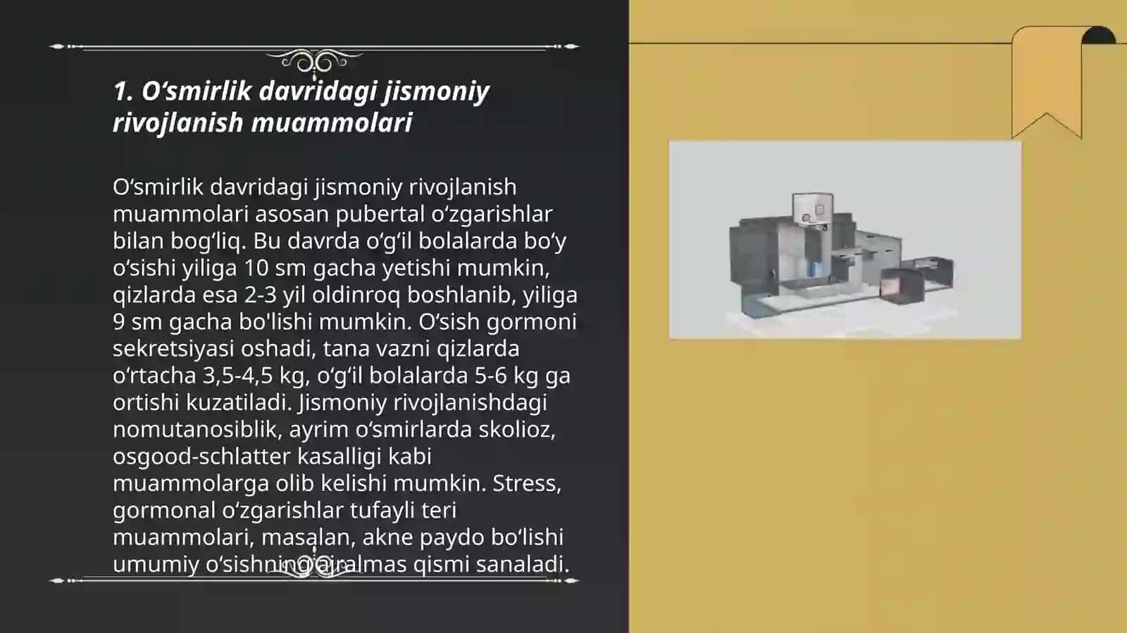 O‘smirlik davridagi muammolar òsmirlik tushunchalari 3