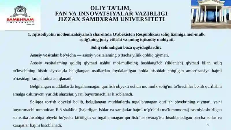 Yuridik va jismoniy shaxslarning er-mulkiga soliq 3