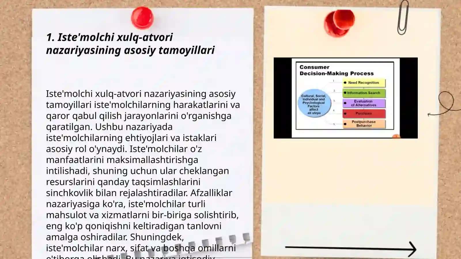 Iste'molchi xulqi nazariyasining asosiy holati 3