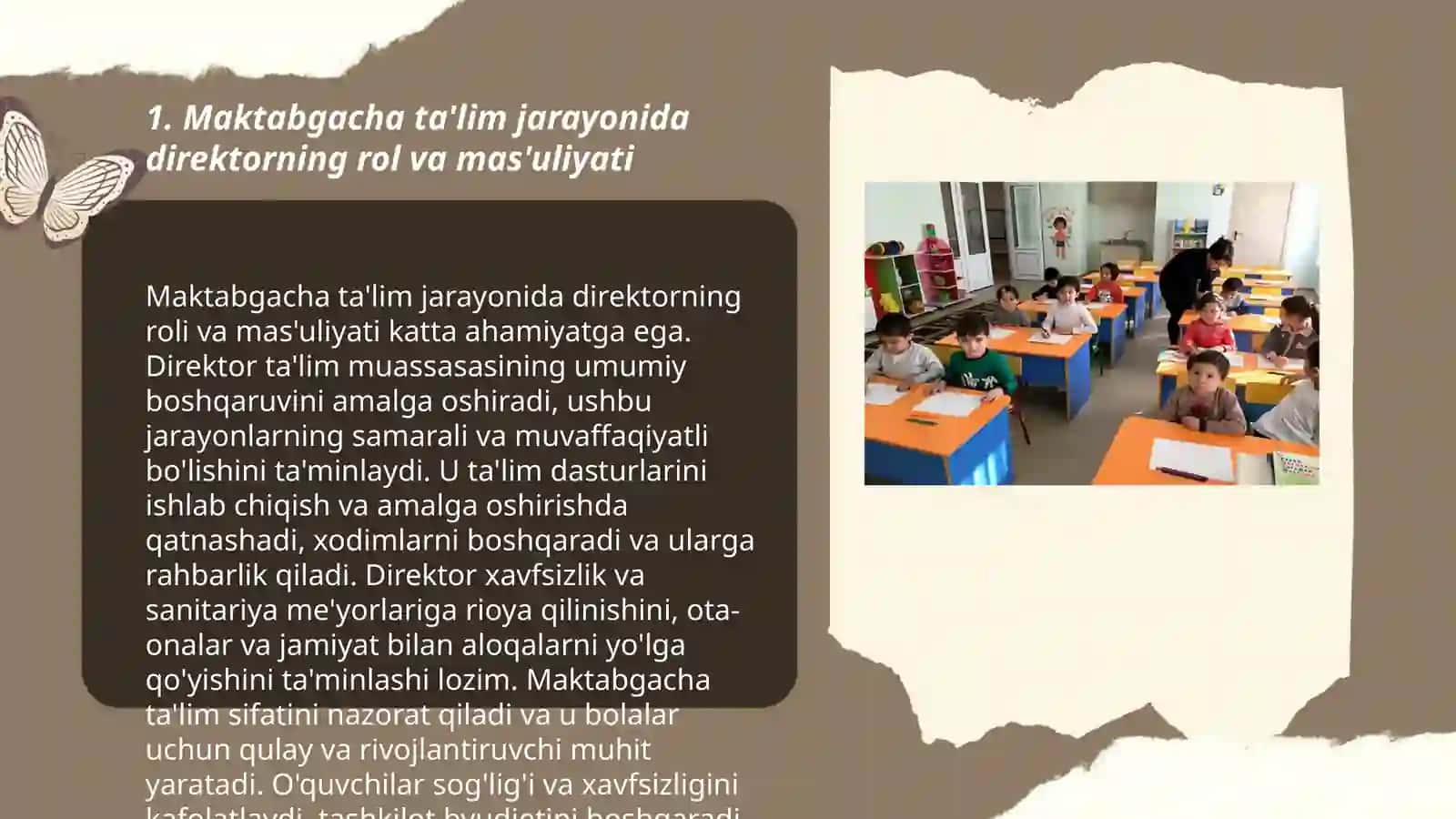 Maktabgacha talimda Boshqarishda direktorning ahamyati 3