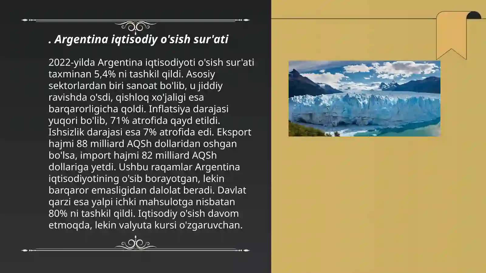 Argentina makroiqtisodiy ko‘rsatkichlari tahlili 3