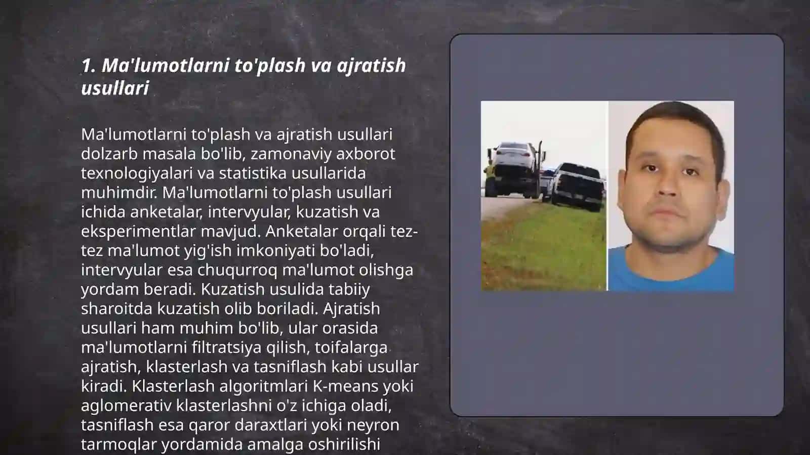 Maʼlumotlarni mustahkamlash yoʻllari, usullari, vositalari 3