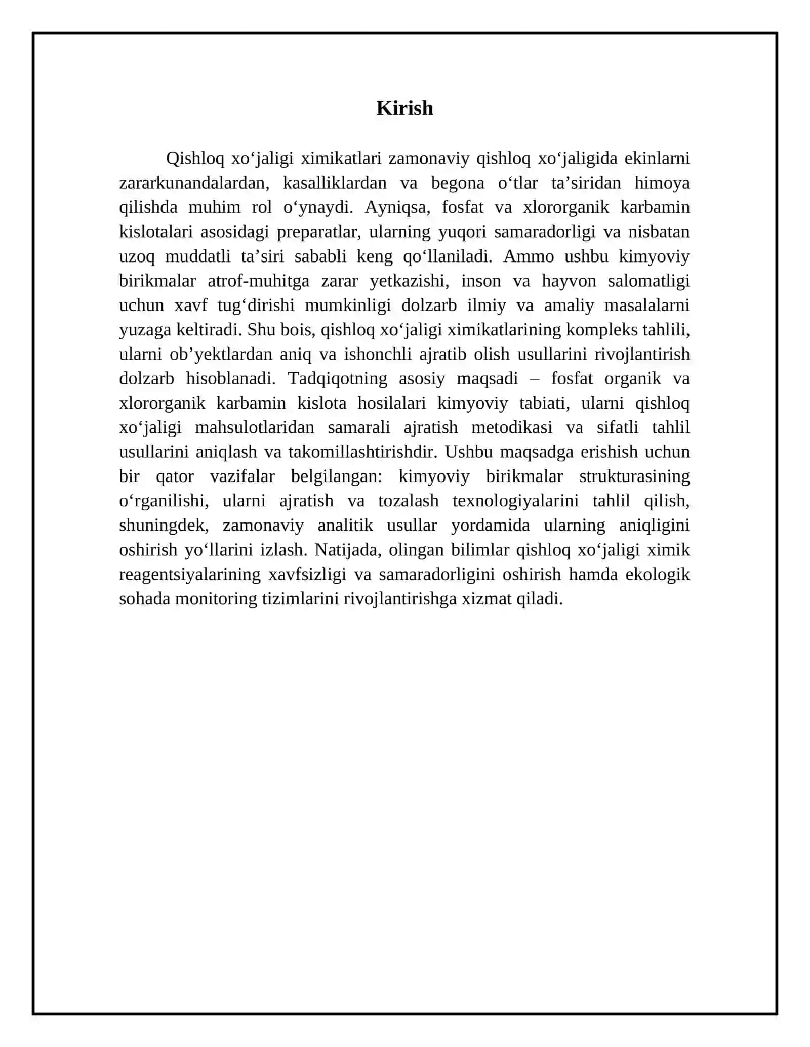 Qishloq xo 'jalik ximikatlari va karbamin kislolajhosilalari 3