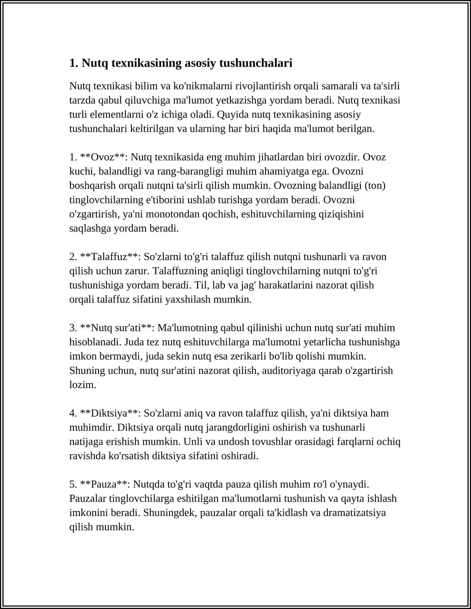 NUTQ TEXNIKASI 3