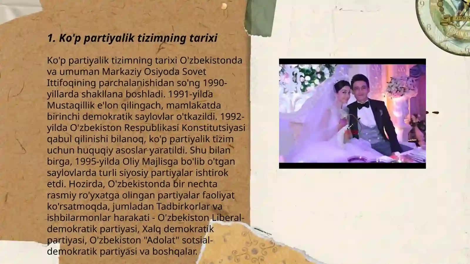 O'zbekistonda ko'p partiyalik tizimning shakillanishi va uning ahamiyati 3