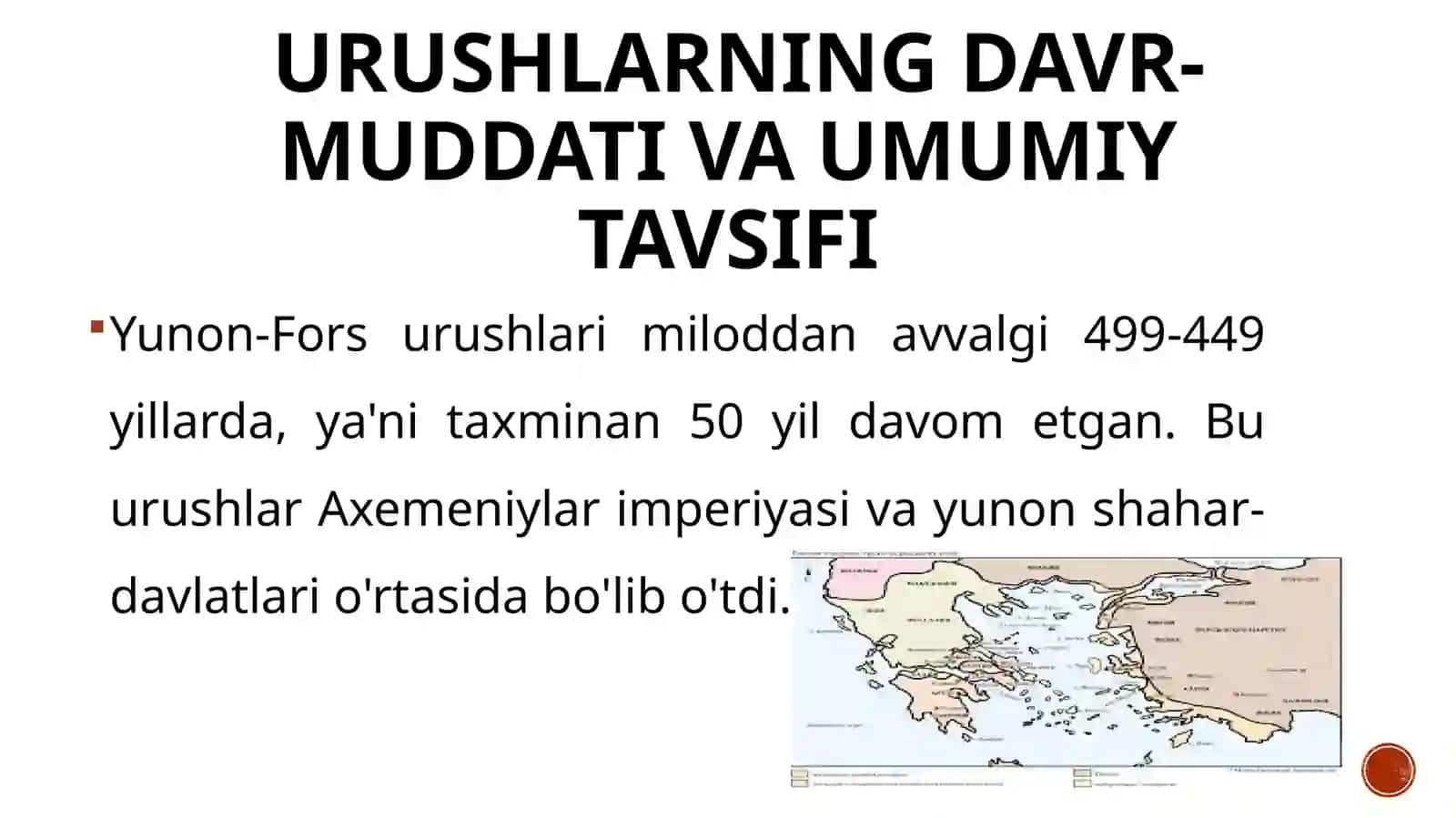 Yunon Fors Urushlari 3
