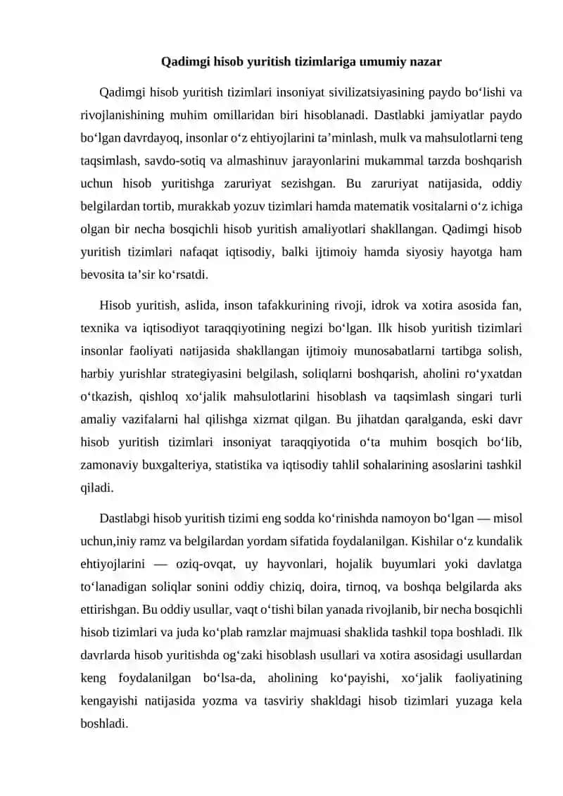 Qadimgi shared hisob yuritish tizimi 3