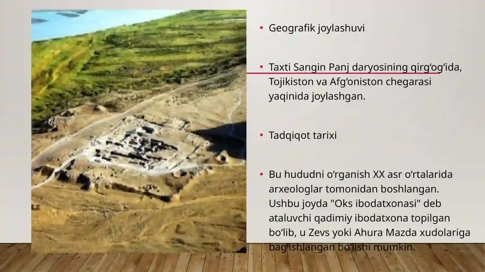 ISMAYILOVA SURAYYONING ARXEOLOGIYA FANIDAN TAQDIMOTI 3