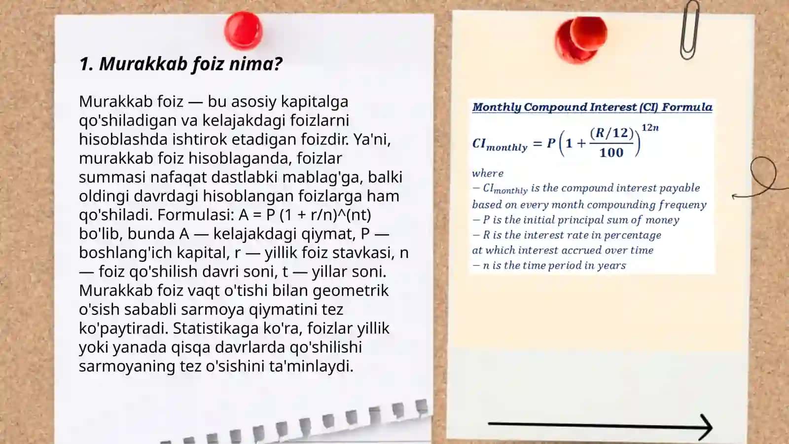 Murakkab Foizlar 3
