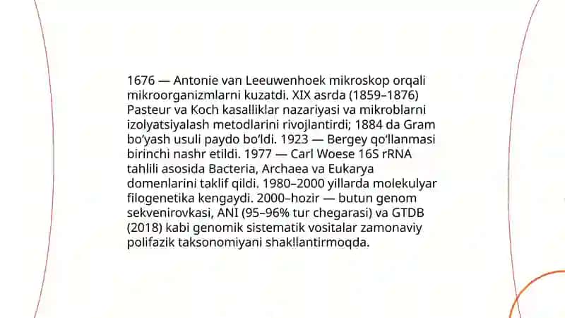 Mikroorganizmalarning zamonaviy sistematikasi 3
