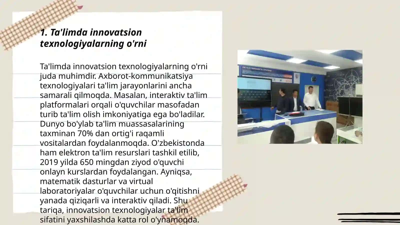 Ta'limda muammolar va o'yinli texnologiyalardan foydalanishning ahamiyati 3