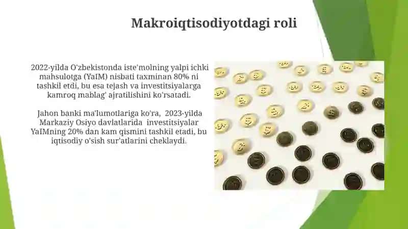 Iste’mol, jamg'arish va investitsiya 3