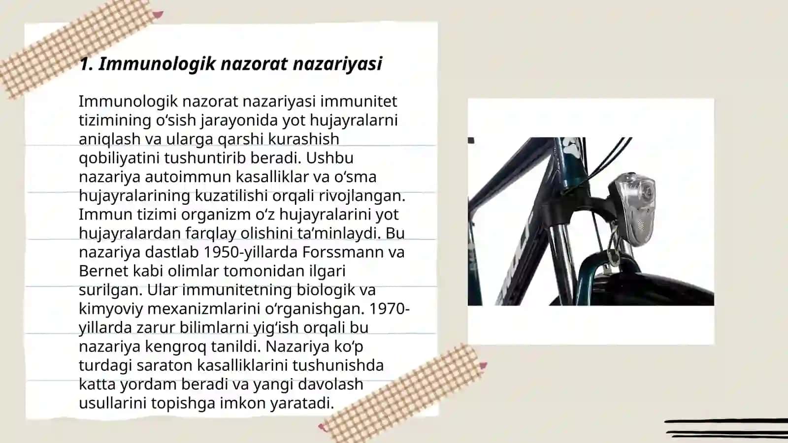 Immunopatologiya,o'sma hujayralarni kelib chiqishidagi ahamiyati 3