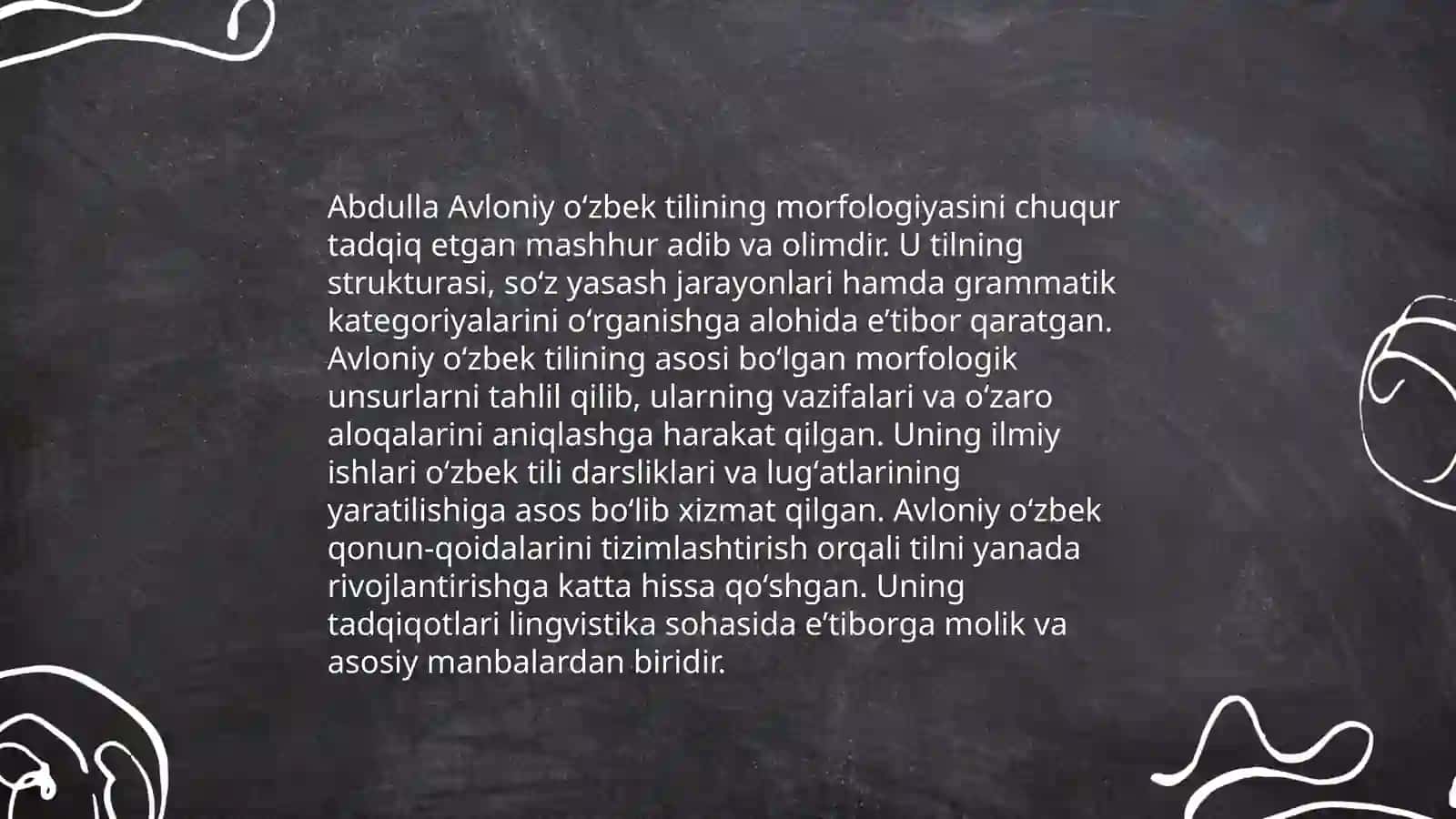 O'zbek morfologiyasi rivojiga hissa qoʻshgan olimlar hamda ular olib borgan tadqiqotlari 3