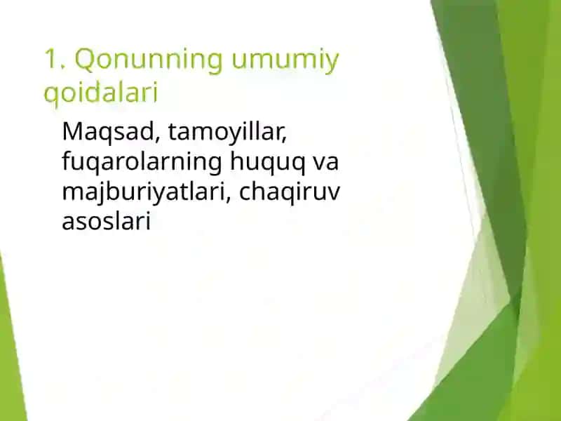 "Umumiy harbiy majburiyat va harbiy xizmat to'g'risidagi qonun" 3