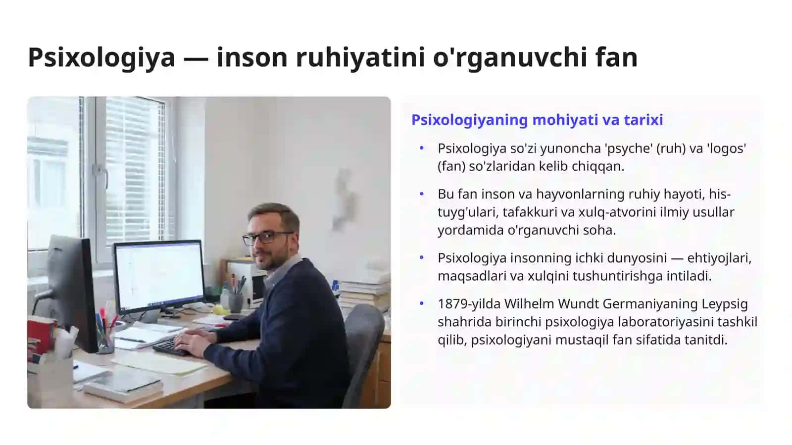 Psixologiya fanining predmet, maqsad va vazifalari 3