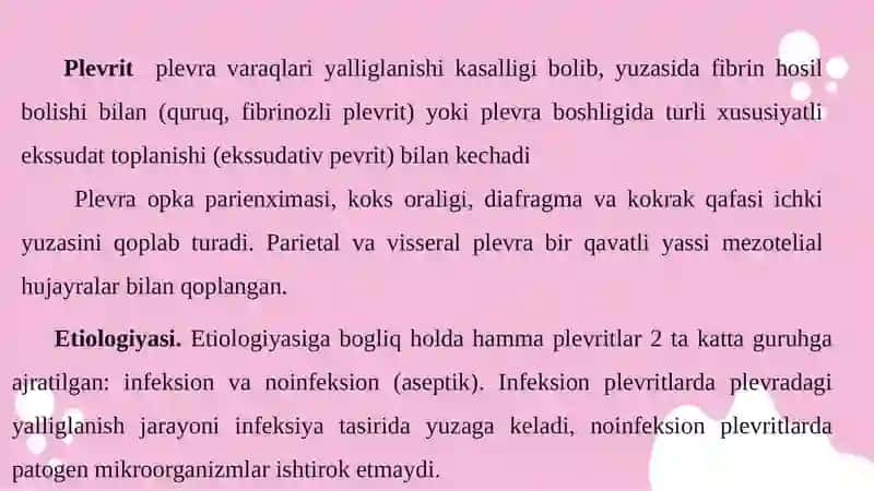 Tuberkulyoz plevriti 3