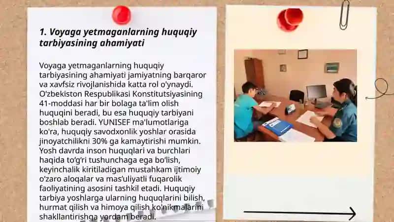 Voyaga yetmaganlarning huquqiy tarbiyasi va xususiyatlari 3
