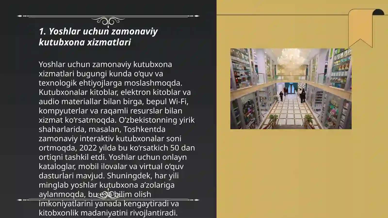 Yoshlarga kutubxona xizmati 3