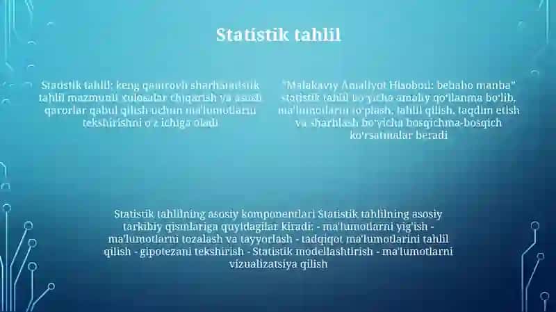 Malakaviy Amaliyot Hisoboti 3