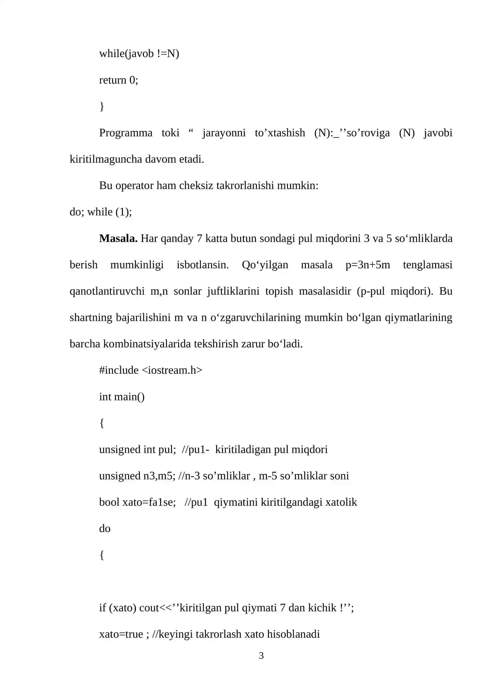 Matematik funksiyalar. C++ 3