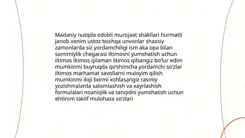 Madaniy nutqning grammatik va uslubiy meʼyorlari boʻyicha mashq va topshiriqlar tayyorlash 3