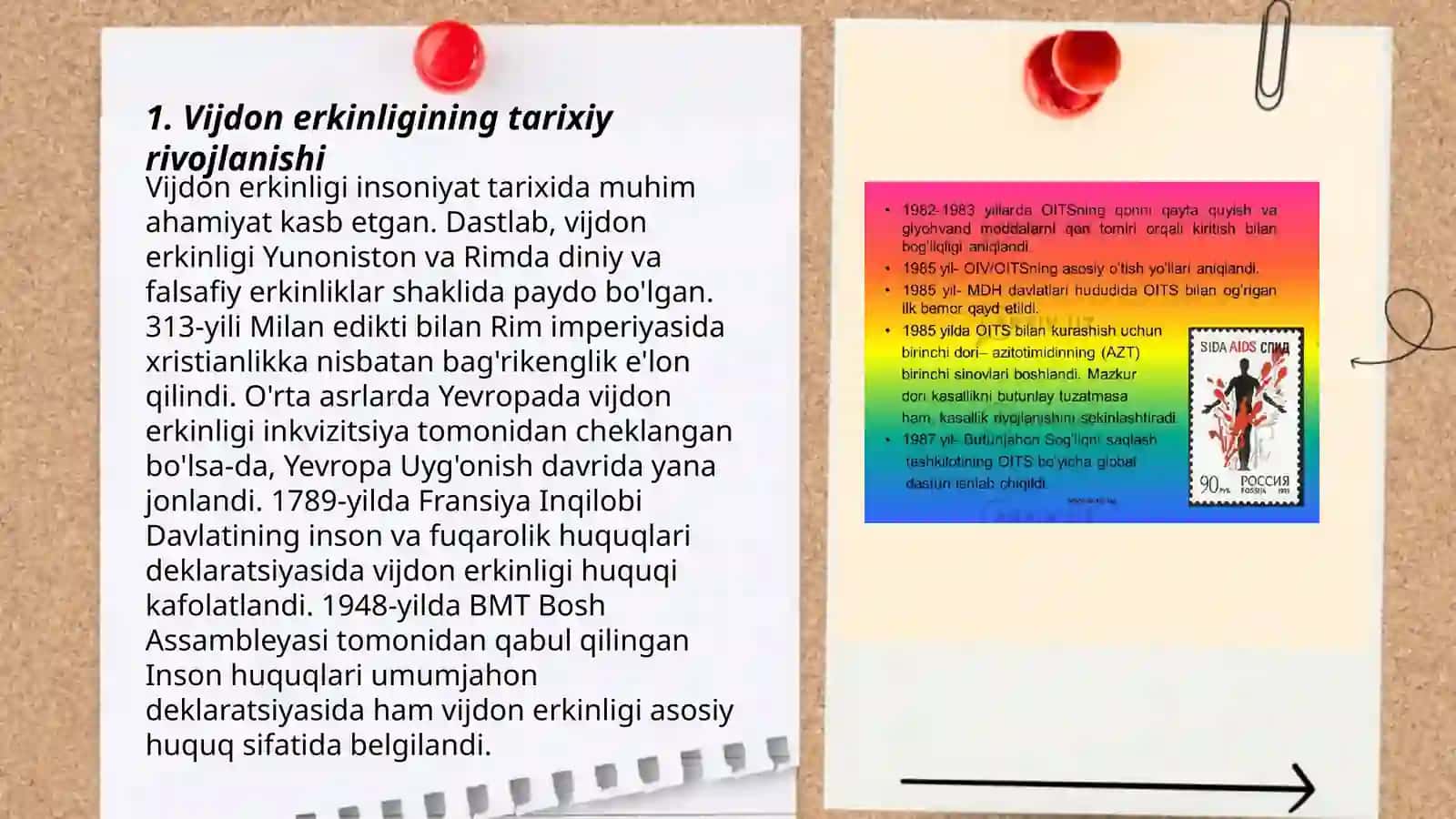 Vijdon erkinligi haqida gʻoyalarning shakilalanishi va rivojlanishi 3