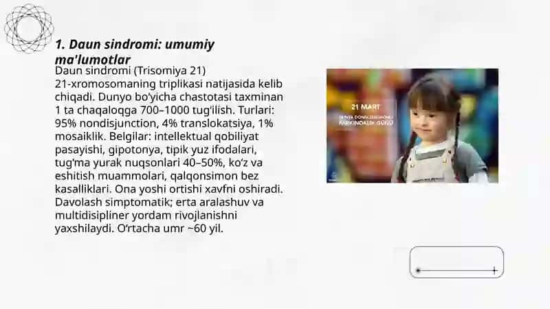 Daun sindromi 3