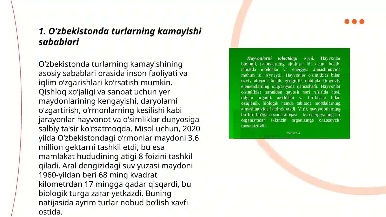 Kamayib borayotgan o‘simlik va hayvonot turlari 3