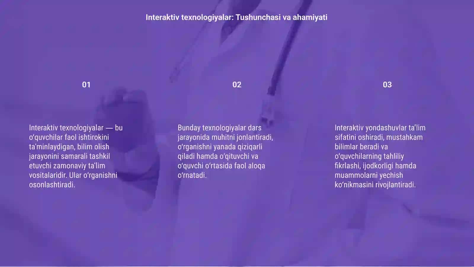 Interaktiv texnologiyalar ta'siri 3