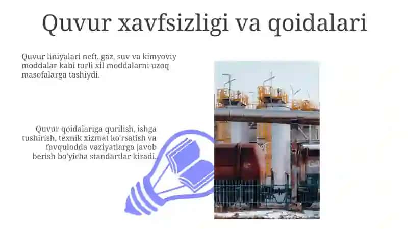 Quvurlar va quvur oʻtkazgichlar 3