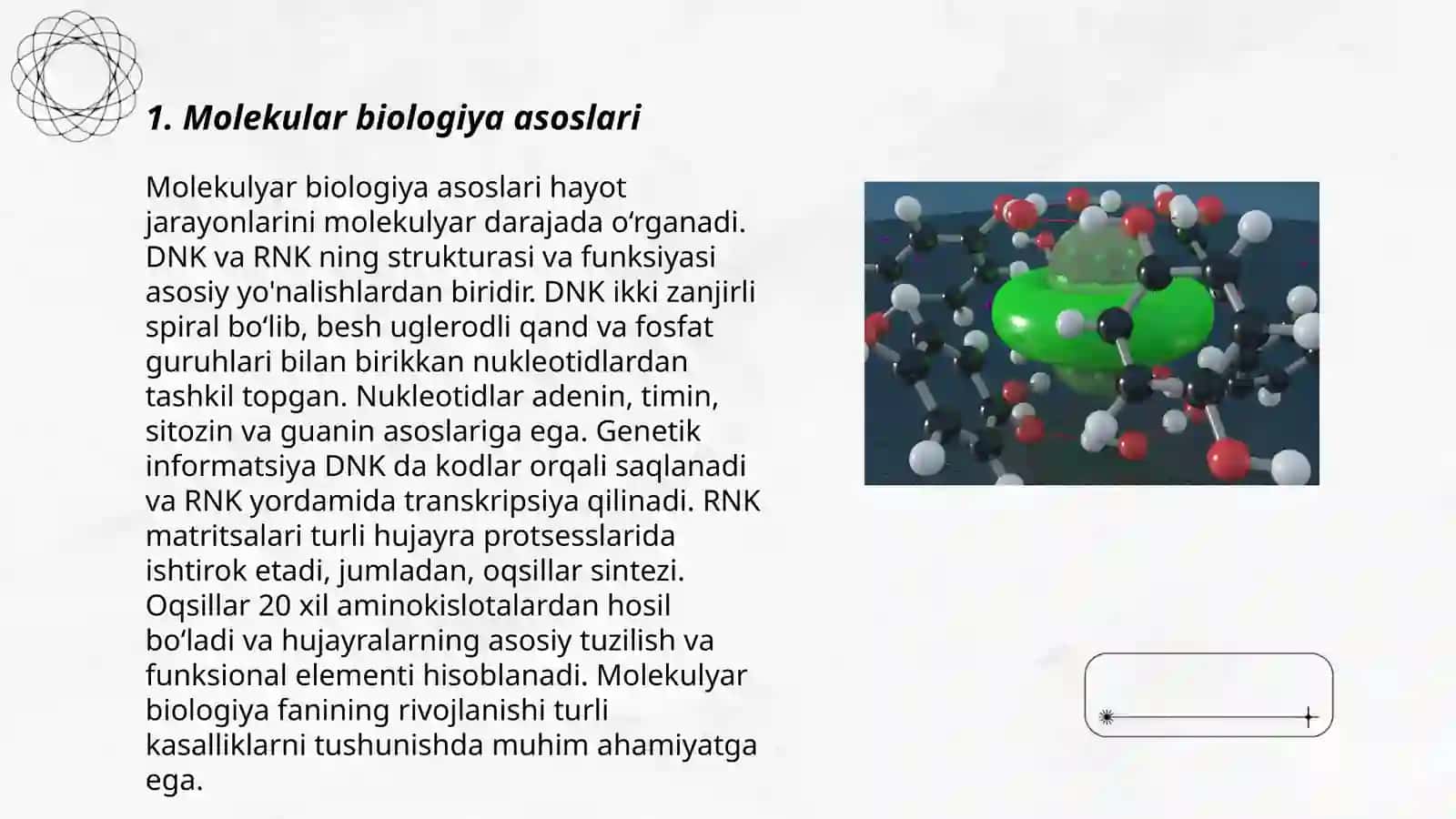 Molekular biologiya asoslari 3