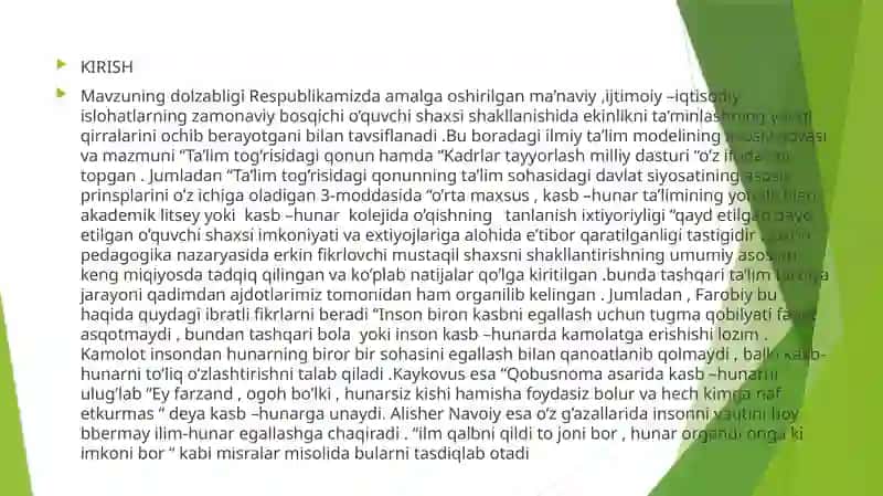 TARBIYASI OG’IR BOLALAR BILAN OLIB BORILADIGAN IJTIMOIY –PEDAGOGIKFAOLYAT METODIKASI 3