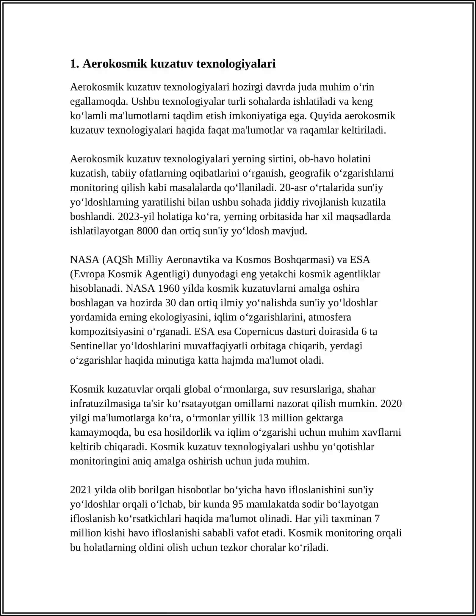 AEROKOSMIK MONITORING 3