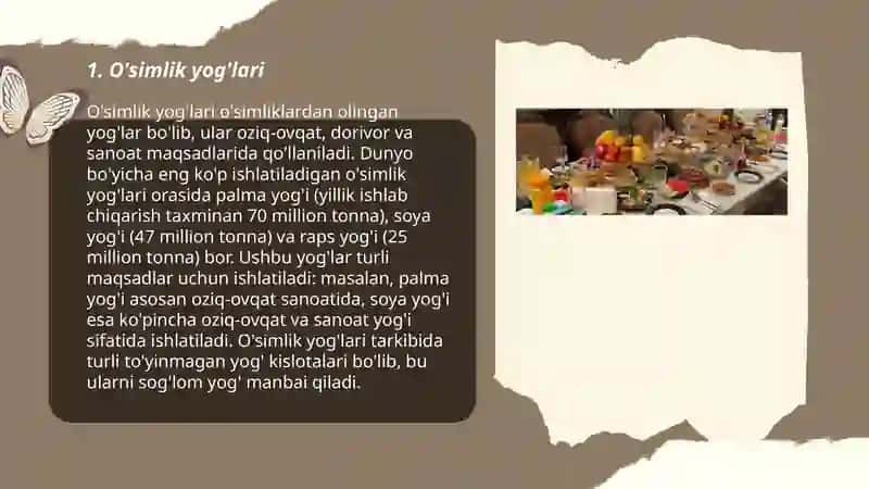 O'simlik yog'lari 3