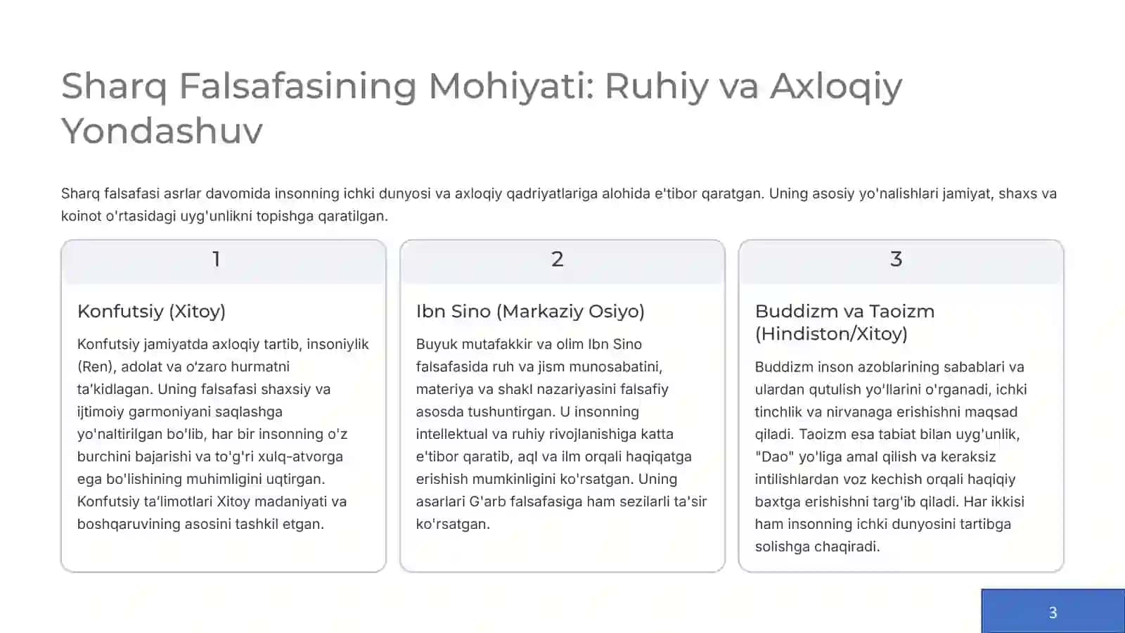 Falsafaning Mohiyatiga Oid Sharq va G‘arb Mutafakkirlari Ta'riflarini Tasniflash 3