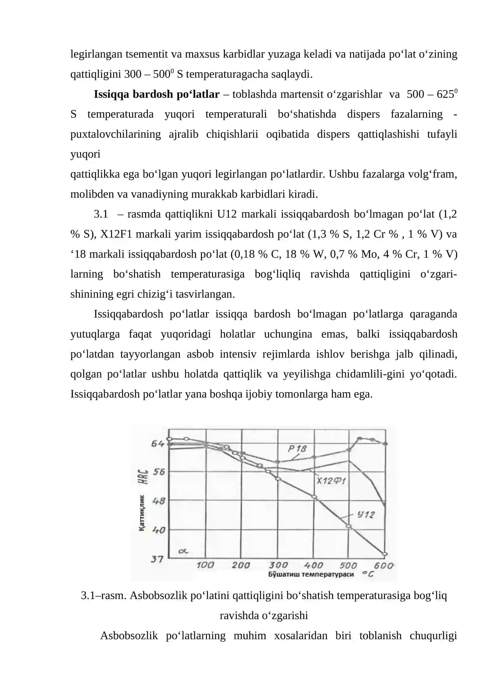 ASBOBSOZLIK PO‘LATLARINI TERMIK ISHLASH 3
